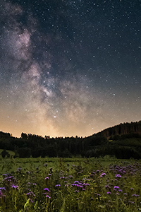 A picture of the night sky.