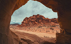 A picture of canyons. 