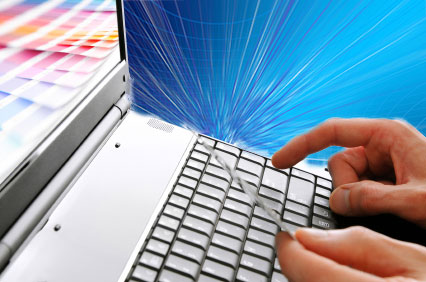 A photo of a laptop.