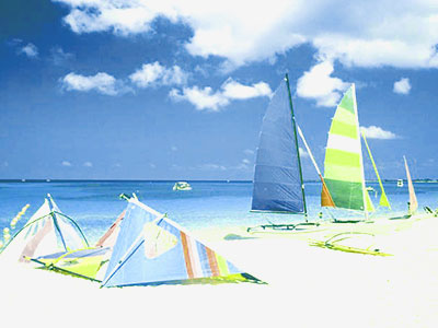 A photo of the beach.