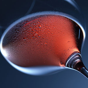A photo of red wine.